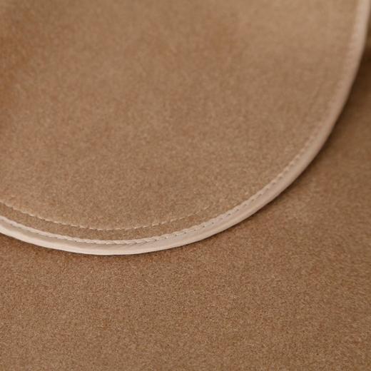 LH9Q8斯尔丽2021瑟俪秋冬新款纯色简约大方气质系带双面呢长款女式大衣 商品图3