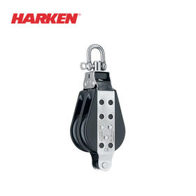 Harken 滑轮76 MM CLASSIC DOUBLE PULLEY - SWIVEL, BECKET