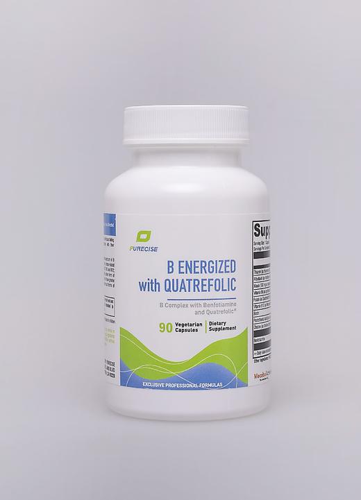 【活性复合B族】复合B族90粒三个月剂量  B Energized (专利活性叶酸+甲基B12) 复合B族 Purecise倍赛思 商品图8