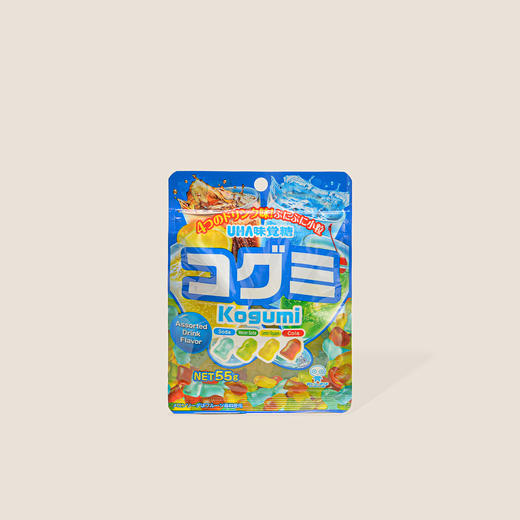 悠哈酷Q弥什锦软糖（碳酸味）55g 商品图0