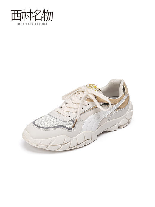 西村名物2022春季新款百搭软底轻便阿甘小白休闲跑步鞋女T22AM18811 商品图2