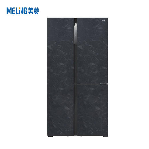 美菱（MeiLing）580升M鲜生 T型对开门冰箱 BCD-580WQ3D【云母岩岩板】 商品图0