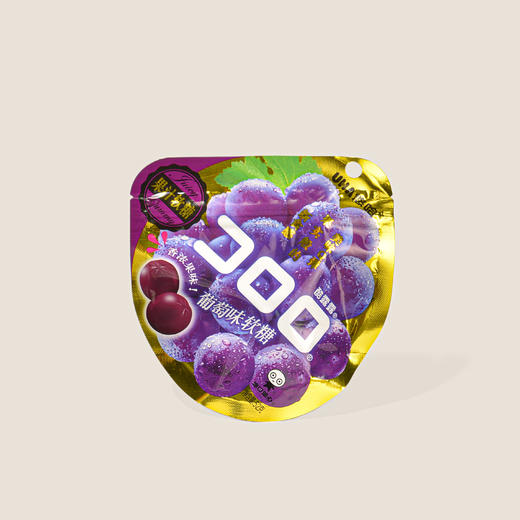 悠哈-哈酷露露葡萄味果汁软糖 52g 商品图0