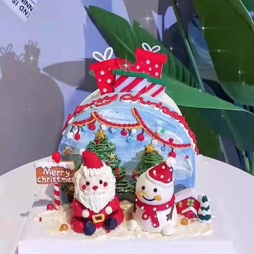圣诞场景蛋糕 商品图0