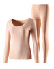 爱帝女式无痕磨绒保暖内衣套 商品缩略图0