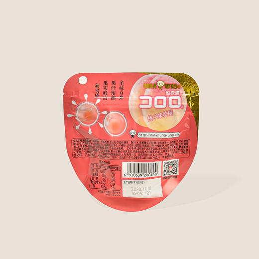 悠哈-哈酷露露桃子味软糖 52g 商品图1