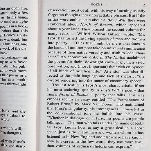 【中商原版】罗伯特 弗罗斯特的诗歌 英文原版 Robert Frosts Poems Paul Theroux 英文文学 英文诗歌 商品图7