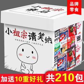 网红零食组合一整箱儿童圣诞礼物休闲食品肉类麻辣小吃nh03