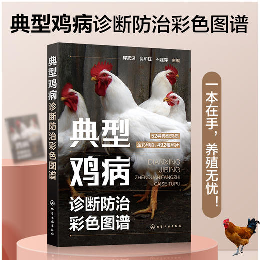 典型鸡病诊断防治彩色图谱 商品图0