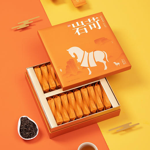 八马茶叶 新品特级武夷山岩茶岩苛系列水仙乌龙茶礼盒装256g 商品图4