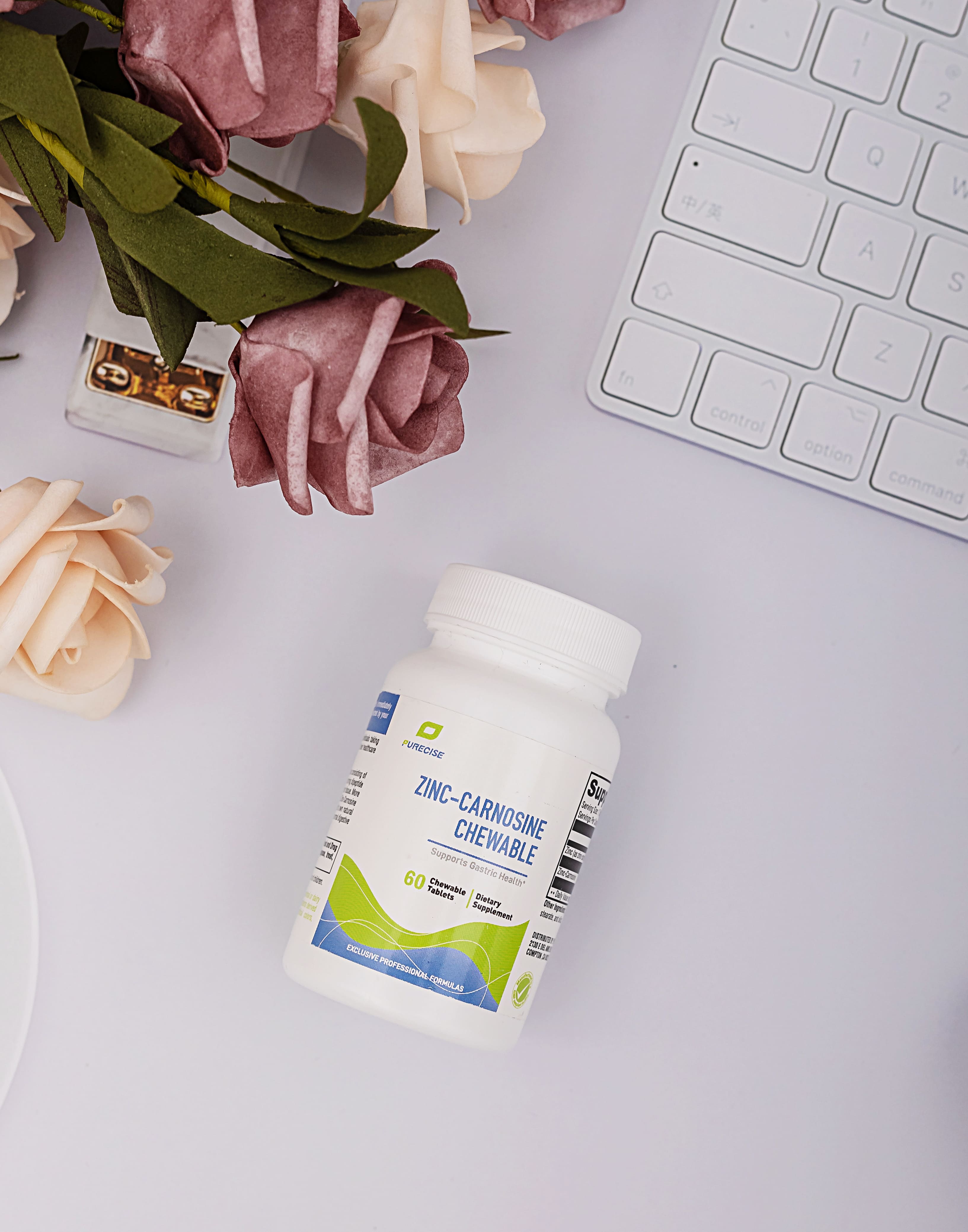 【香港仓发货-复合锌肌肽胶囊】新包装 Zinc-Carnosine 84mg 锌肌肽胶囊 60粒  维持胃液平衡 Purecise倍赛思