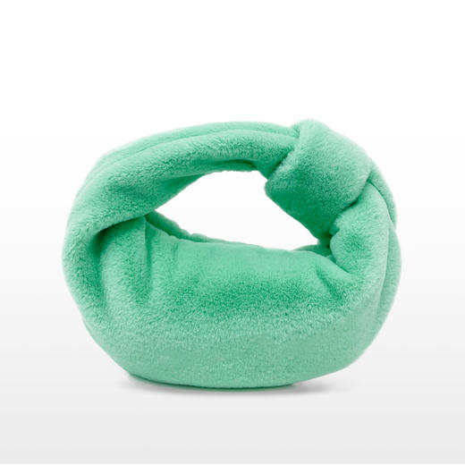 小C限定色毛绒手拿包「礼盒包装」打结云朵包 商品图3