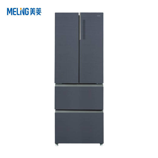 美菱（MeiLing）331升变频法式多门长效净味嵌入式冰箱 BCD-331WQ3F【磨砂玻璃】星空灰 商品图0