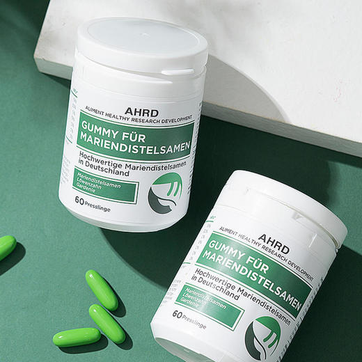 【德国原装进口】阿赫德水飞蓟护肝宝，肝脏保护伞，淡肝斑、减肚子、睡得好60粒/瓶 商品图4