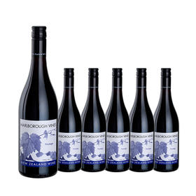 【整箱六瓶】新西兰原瓶进口红酒 万斯品诺塔吉干红葡萄酒 The Vines Pinotage 750ml*6