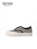 西村名物2022春季新款千鸟格帆布鞋女ins潮流百搭休闲鞋女T22AM17581 商品缩略图1