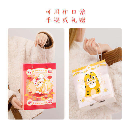 【故宫礼品袋】宫猫精美透明手提袋礼品袋生日礼物包装袋高档 商品图3