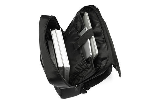 新秀丽商务时尚翻盖布配皮材质双肩包AH9 商品图4