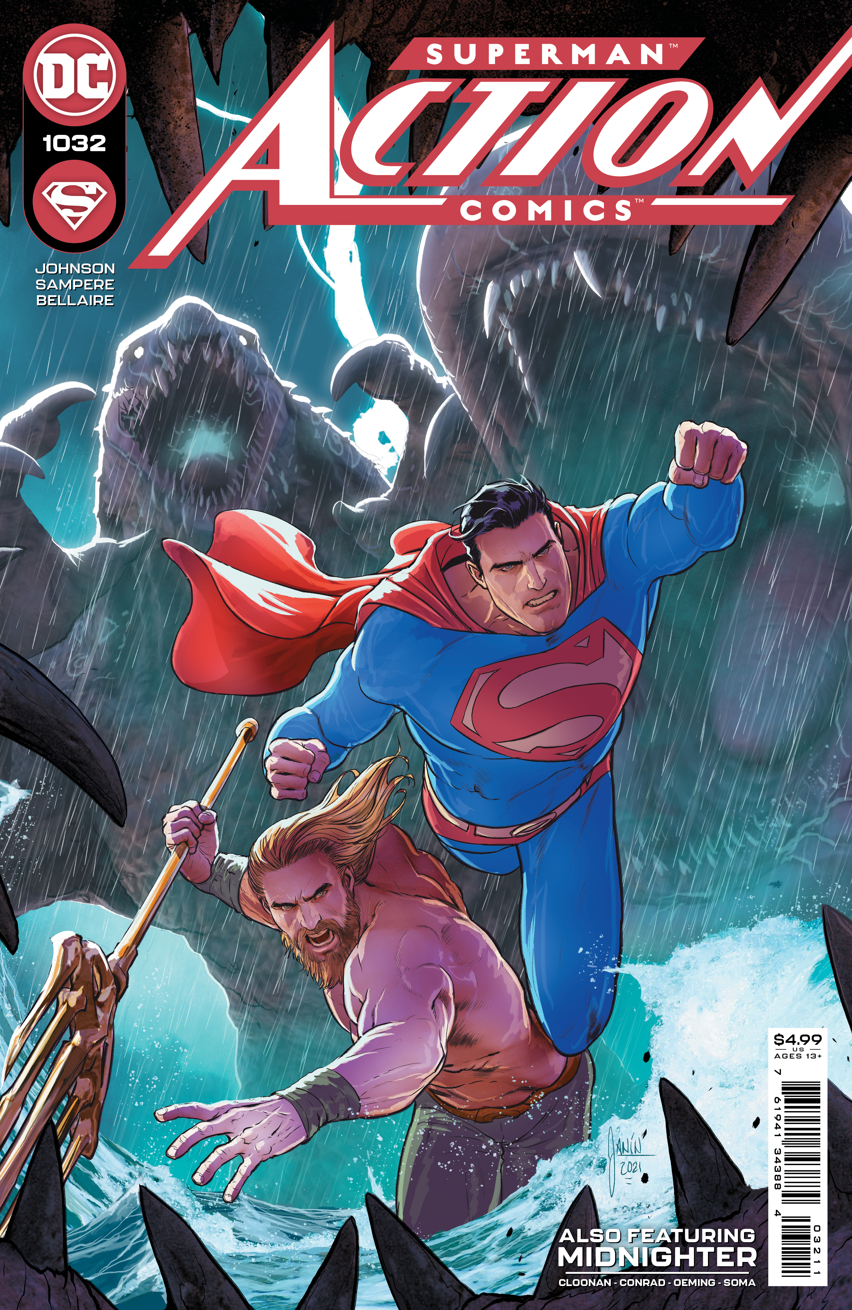 动作漫画 v3 主刊 action comics v3(2016)957-1032 普封