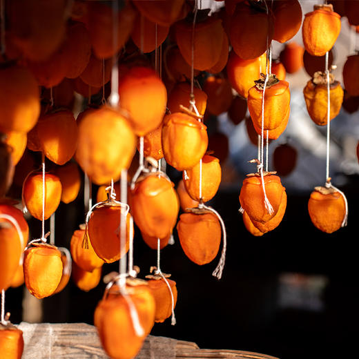 【枯露柿饼】京东包邮 手工吊饼 自然霜冻 软糯香甜 单独小包装 Q弹有嚼劲 3种规格任选 商品图6