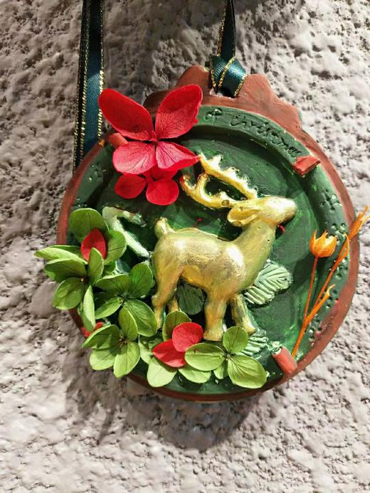 【纯妧手工坊】圣诞香薰套装～香薰蜡烛（棕色款）～香薰精油～香薰片～2件装 商品图2