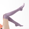 【保暖护腿防滑】新款过膝长筒瑜伽袜子五指地板袜舞蹈袜普拉提袜   XY000过膝瑜伽袜 商品缩略图11