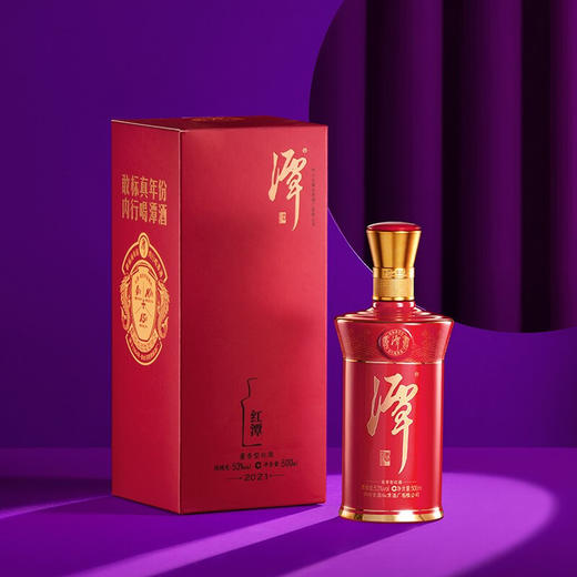 潭酒红潭2021版53度酱香型白酒 500ml*1瓶/2瓶 商品图2