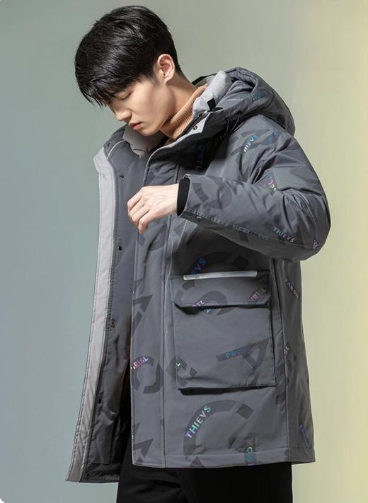 男中长款羽绒外套054276Y 商品图1