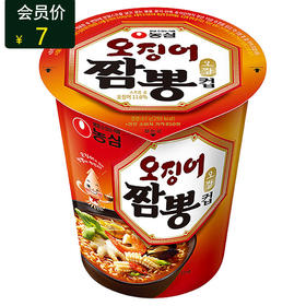 农心鱿鱼小杯面농심오징어짬뽕소컵라면