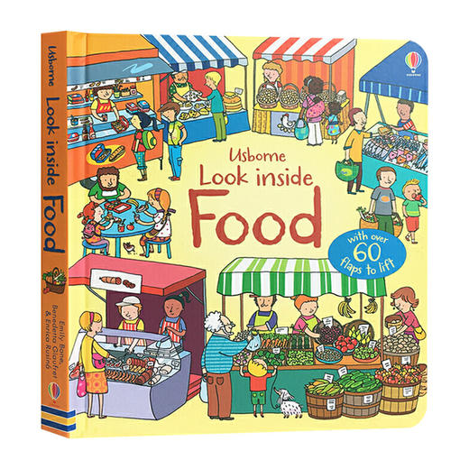 尤斯伯恩看里面系列 食物 英文原版 Usborne Look Inside Food 儿童科普百科 英文版英语启蒙认知绘本 进口原版纸板翻翻书 商品图0