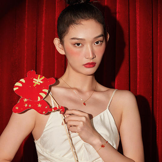 福气虎【半红绳手链】 商品图3