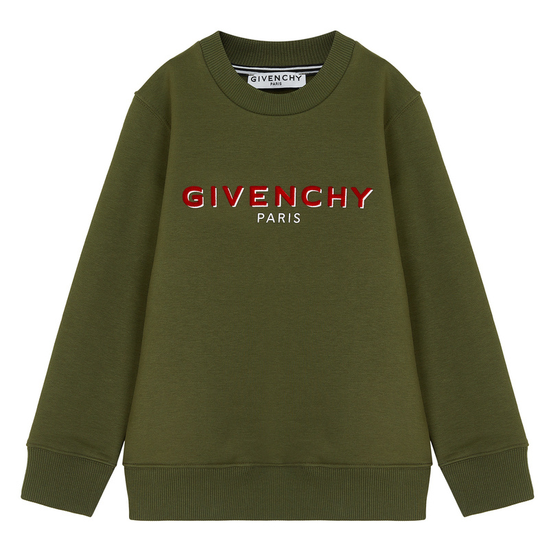 GIVENCHY 纪梵希 童装 字母印花圆领套头卫衣 H25273