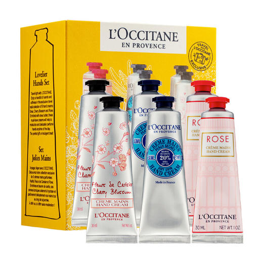 L'occitane欧舒丹护手霜6支装（乳木果＋玫瑰＋樱花) 商品图0