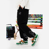 MISHKA2022春夏新品KA爷涂鸦熊宽松直筒收脚卫裤休闲裤M21100801M 商品缩略图1