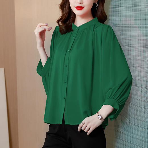 KQL  A83N8089雪纺衫洋气灯笼袖小衫 商品图2