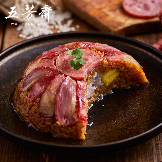 五芳斋 八宝饭铁罐装 腊味家常椰香八宝饭 传统年夜饭年货速食方便米饭核桃仁糯米饭 商品图3