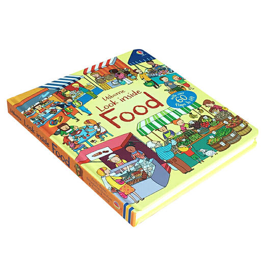 尤斯伯恩看里面系列 食物 英文原版 Usborne Look Inside Food 儿童科普百科 英文版英语启蒙认知绘本 进口原版纸板翻翻书 商品图1
