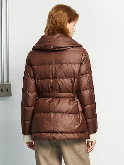 恩裳冬季新款白鹅绒舒适保暖修身短款设计羽绒服9c31508690 商品图2