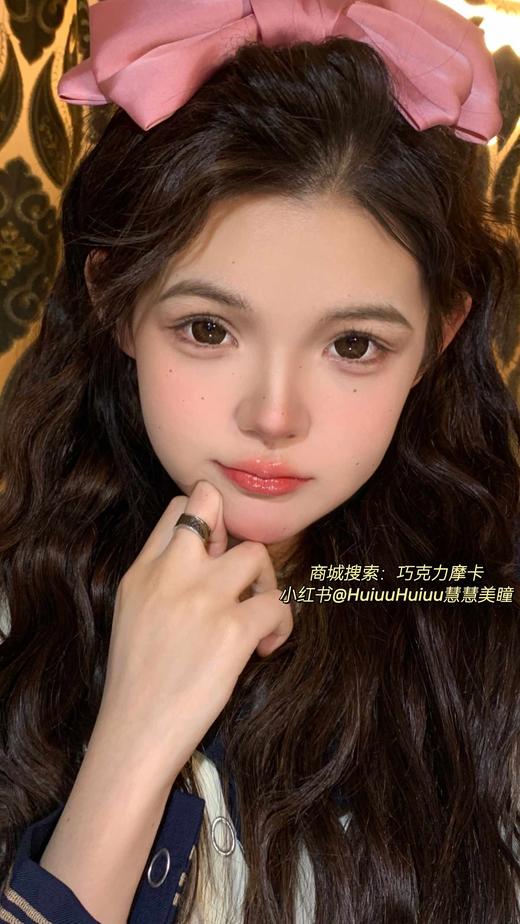 【大直径】Sheepcon-巧克力摩卡星冰乐/大萝莉棕14.5mm 【年抛 0-1000度 含有525/575】 商品图4