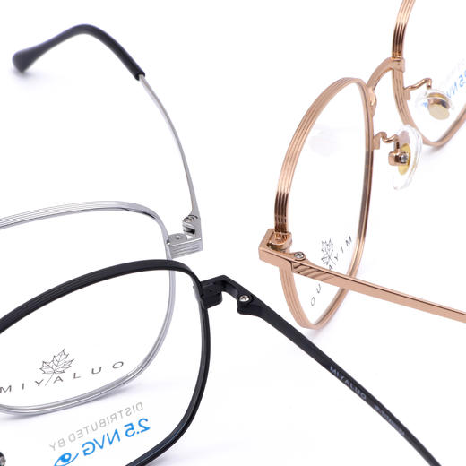 DSG08383 米亚罗MIYALUO 新款光学镜架 全钛合金钛架 DSG08383 商品图6