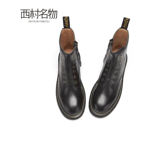 西村名物秋冬靴子粗高跟英伦百搭皮靴短靴切尔西靴T29DC44981 商品图3