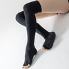 【保暖护腿防滑】新款过膝长筒瑜伽袜子五指地板袜舞蹈袜普拉提袜   XY000过膝瑜伽袜 商品缩略图5