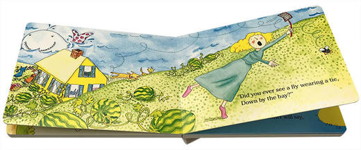 在那海湾边 英文原版绘本 Down by the Bay 沿着海湾 儿歌童谣 唱读系列 幼儿英语启蒙亲子早教纸板书 英文版进口原版书籍 商品图1