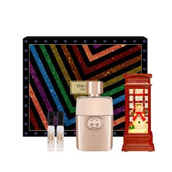 【圣诞专场】古驰(GUCCI)圣诞节礼物生日送女友女生 罪爱女士礼盒(淡香水30ml+试管1.5ml*2+蜡烛粉/圣诞摆件随机+礼盒) 商品图0