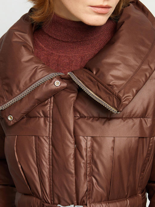 恩裳冬季新款白鹅绒舒适保暖修身短款设计羽绒服9c31508690 商品图4