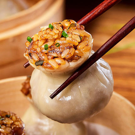 1kg 安井 糯米烧麦 传统早餐 冷冻米饭烧麦 加热即食 商品图1