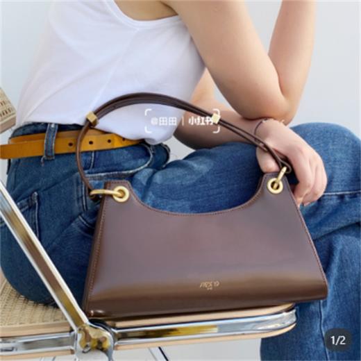 【亏本清仓】APEDE MOD 真皮复古腋下青蛙包+链条平纹 （不支持退换）[福利品] 商品图3