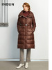INSUN恩裳冬季新款轻盈保暖腰带设计百搭白鹅绒羽绒服9C31508700 商品缩略图0