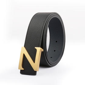 【服饰鞋包】腰带现货新款男式皮带 牛皮休闲平滑扣男士皮带