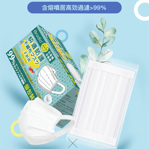 新老包装随机发货【居家好物】Brodio口罩 儿童&成人  买二送二 50片/盒 独立包装  25年新生产，保质期3年   1217 商品图4